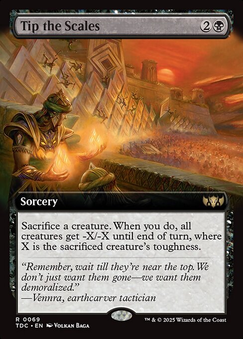 Tarkir: Dragonstorm Commander - 69 - Tip the Scales - Rare - B - Non-foil - Promo