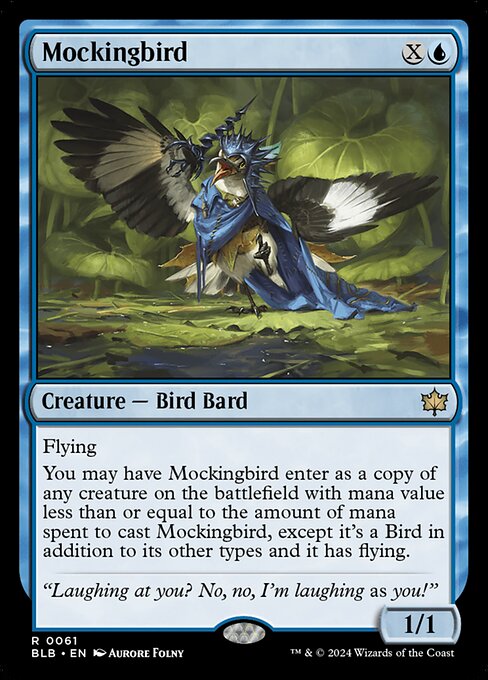 Bloomburrow - 61 - Mockingbird - Rare - U - Foil