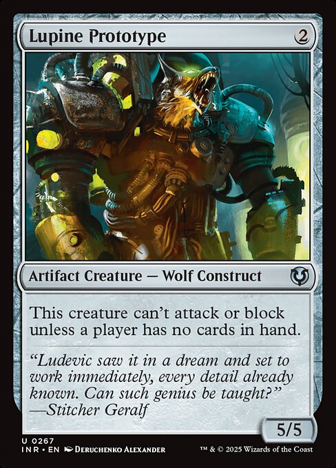 Innistrad Remastered - 267 - Lupine Prototype - Uncommon - C - Non-foil