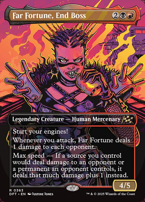 Aetherdrift - 363 - Far Fortune, End Boss - Rare - BR - Foil