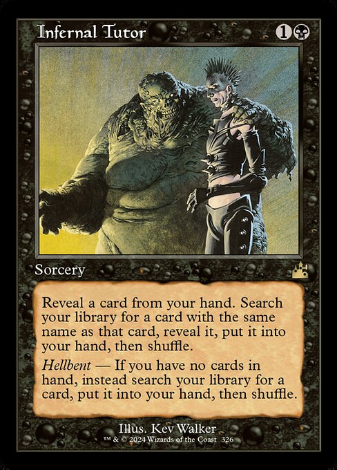 Ravnica Remastered - 326 - Infernal Tutor - Rare - B - Non-foil