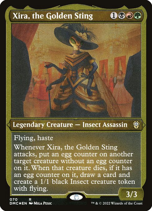 Dominaria United Commander - 70 - Xira, the Golden Sting - Rare - Multi - Non-foil