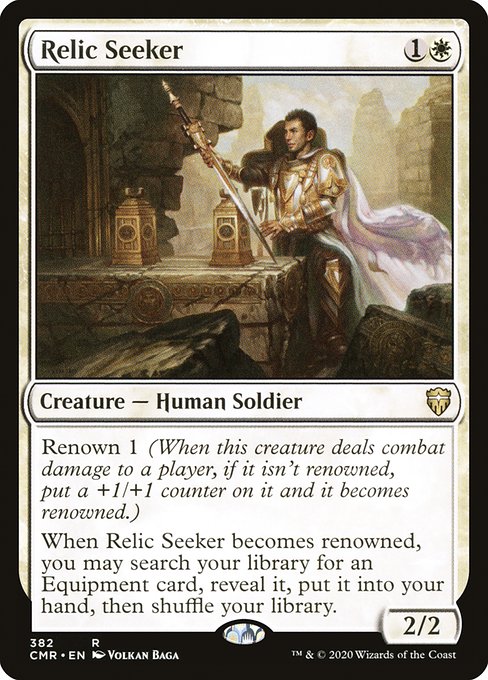 Commander Legends - 382 - Relic Seeker - Rare - W - Non-foil