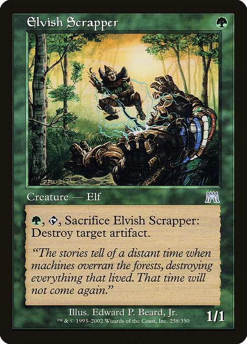 Onslaught - 258 - Elvish Scrapper - Uncommon - G - Non-foil
