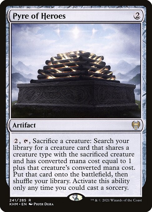 Kaldheim - 241 - Pyre of Heroes - Rare - C - Non-foil
