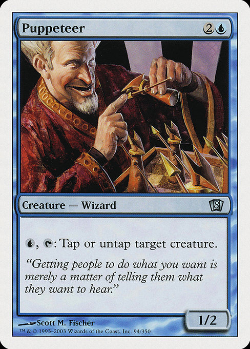 Eighth Edition - 94 - Puppeteer - Uncommon - U - Non-foil