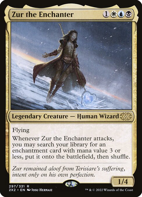 Double Masters 2022 - 297 - Zur the Enchanter - Rare - Multi - Foil