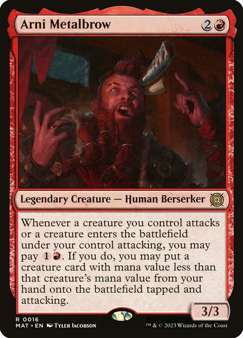 March of the Machine: The Aftermath - 16 - Arni Metalbrow - Rare - R - Non-foil