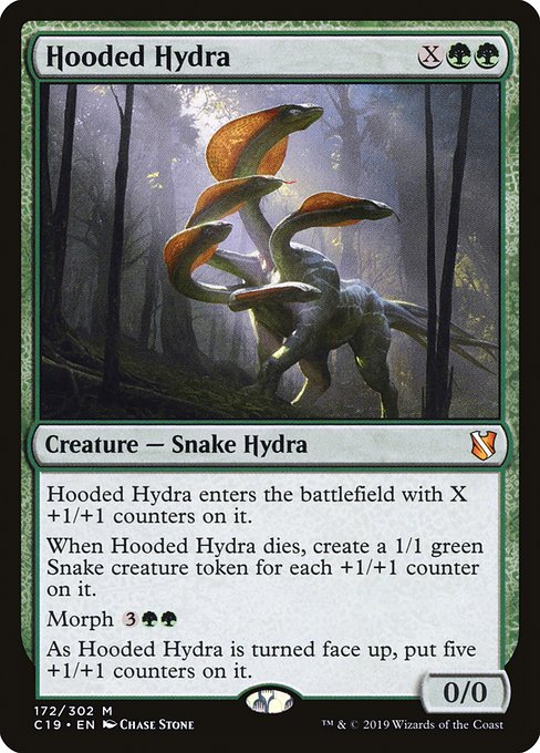 Commander 2019 - 172 - Hooded Hydra - Mythic - G - Non-foil