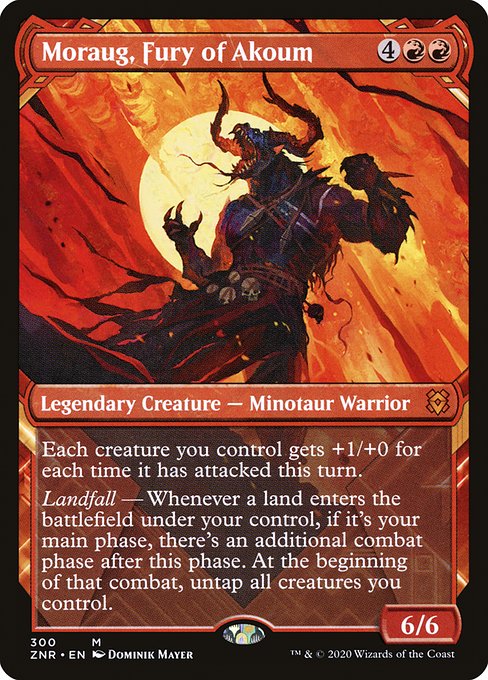 Zendikar Rising - 300 - Moraug, Fury of Akoum - Mythic - R - Non-foil