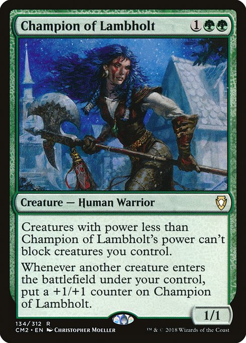 Commander Anthology Volume II - 134 - Champion of Lambholt - Rare - G - Non-foil