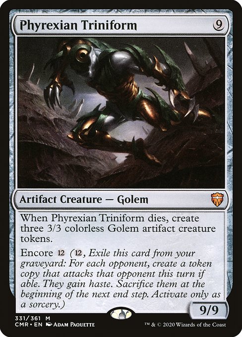 Commander Legends - 331 - Phyrexian Triniform - Mythic - C - Non-foil