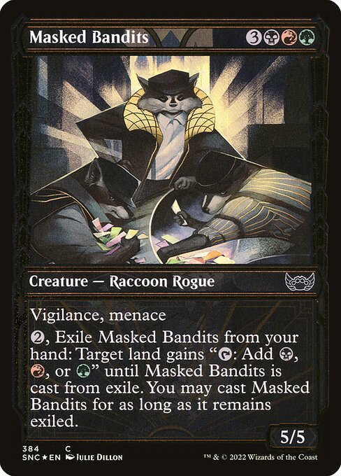 Streets of New Capenna - 384 - Masked Bandits - Common - Multi - Foil