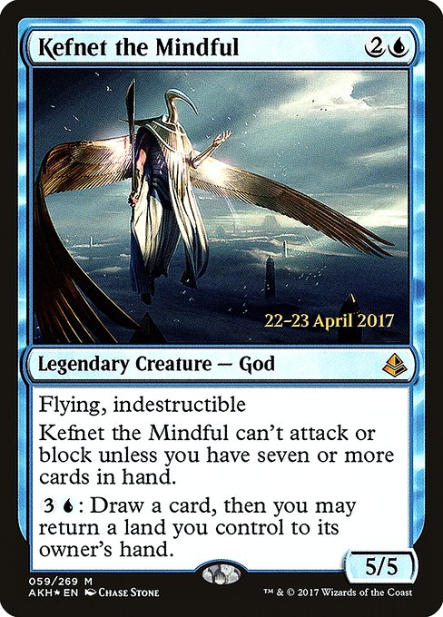 Amonkhet Promos - 59s - Kefnet the Mindful - Mythic - U - Foil - Datestamped Promo