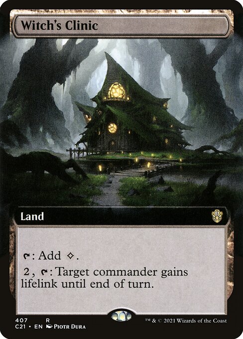 Commander 2021 - 407 - Witch's Clinic - Rare - C - Non-foil