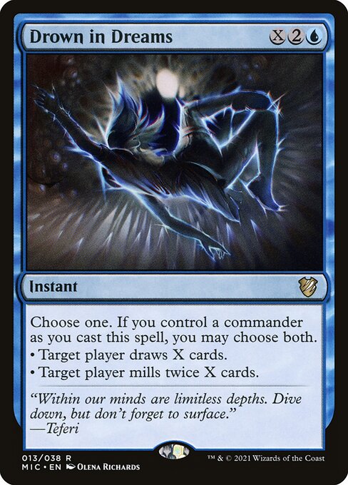 Midnight Hunt Commander - 13 - Drown in Dreams - Rare - U - Non-foil