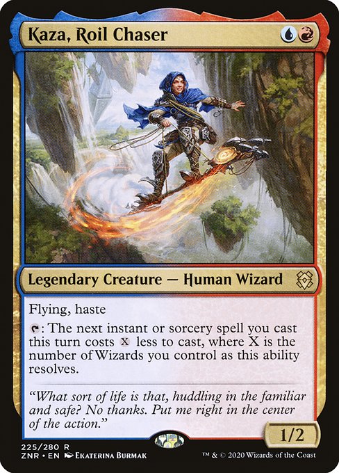 Zendikar Rising - 225 - Kaza, Roil Chaser - Rare - UR - Foil