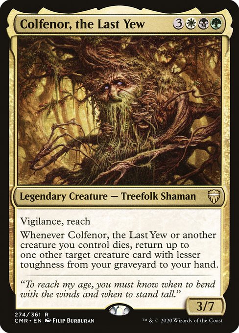 Commander Legends - 274 - Colfenor, the Last Yew - Rare - Multi - Non-foil