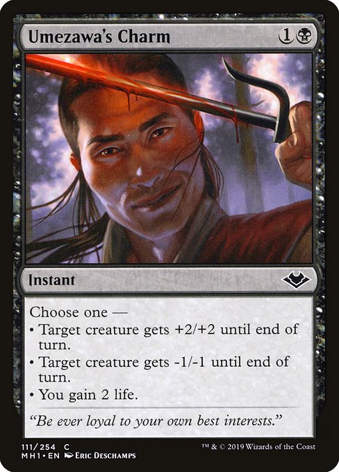 Modern Horizons - 111 - Umezawa's Charm - Common - B - Non-foil