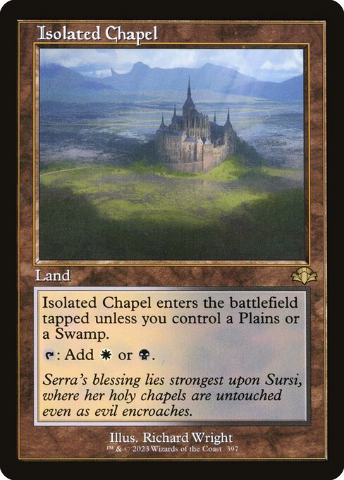 Dominaria Remastered - 397 - Isolated Chapel - Rare - C - Foil
