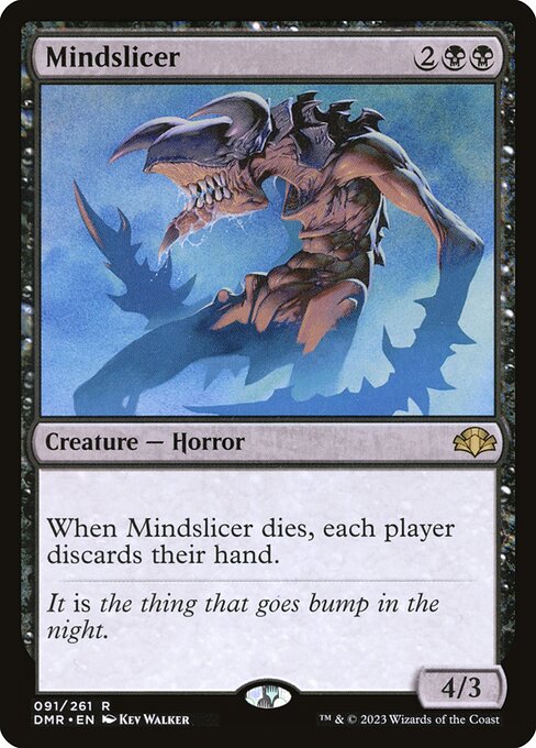 Dominaria Remastered - 91 - Mindslicer - Rare - B - Non-foil