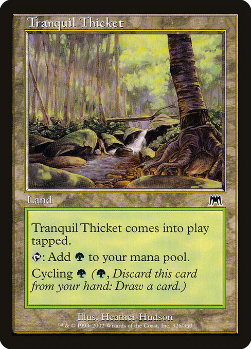 Onslaught - 326 - Tranquil Thicket - Common - C - Non-foil