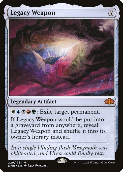 Dominaria Remastered - 229 - Legacy Weapon - Mythic - C - Non-foil