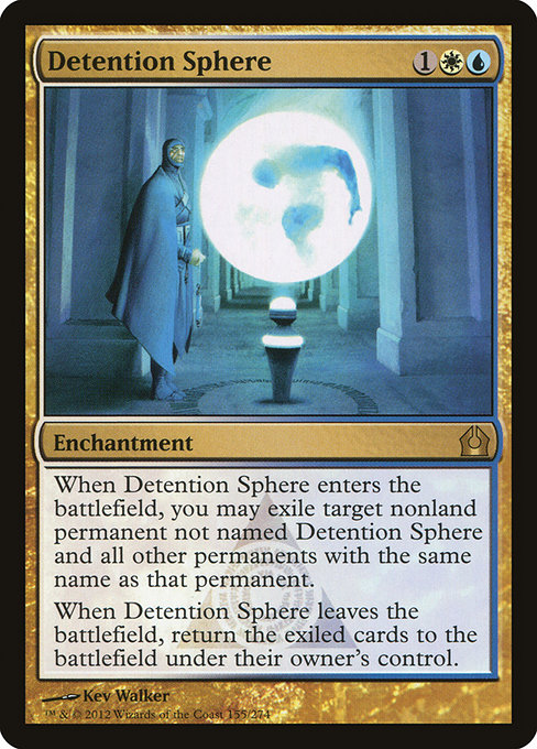 Return to Ravnica - 155 - Detention Sphere - Rare - WU - Non-foil
