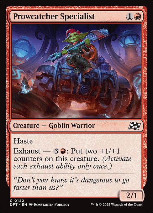 Aetherdrift - 142 - Prowcatcher Specialist - Common - R - Non-foil