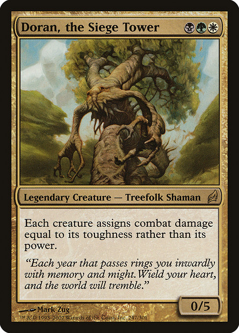 Lorwyn - 247 - Doran, the Siege Tower - Rare - Multi - Non-foil