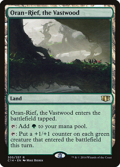 Commander 2014 - 305 - Oran-Rief, the Vastwood - Rare - C - Non-foil