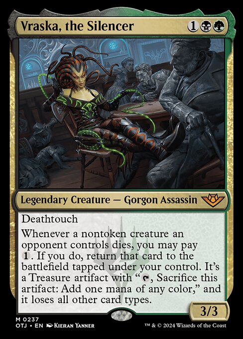 Outlaws of Thunder Junction - 237 - Vraska, the Silencer - Mythic - BG - Non-foil
