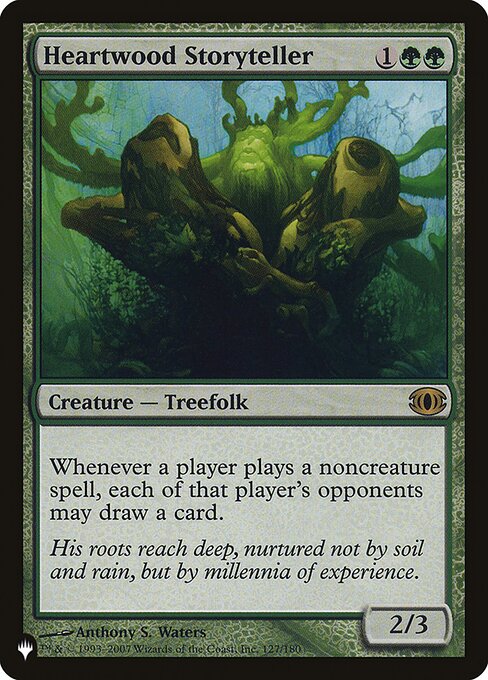 The List - FUT-127 - Heartwood Storyteller - Rare - G - Non-foil