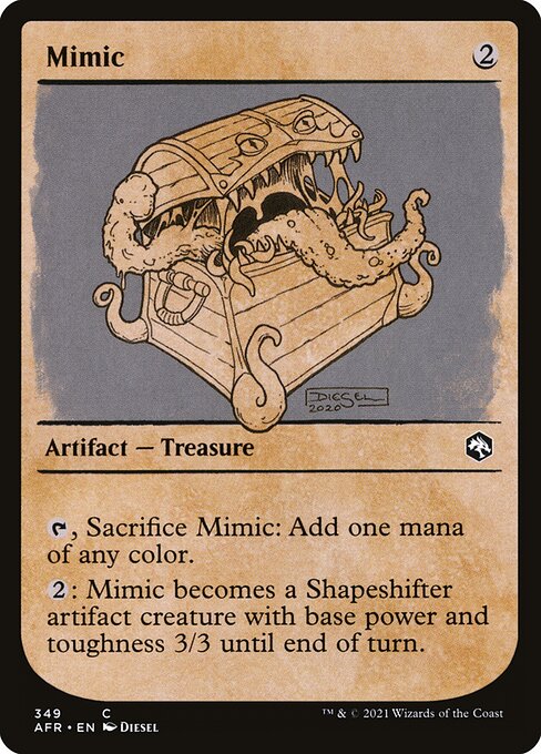 Adventures in the Forgotten Realms - 349 - Mimic - Common - C - Non-foil
