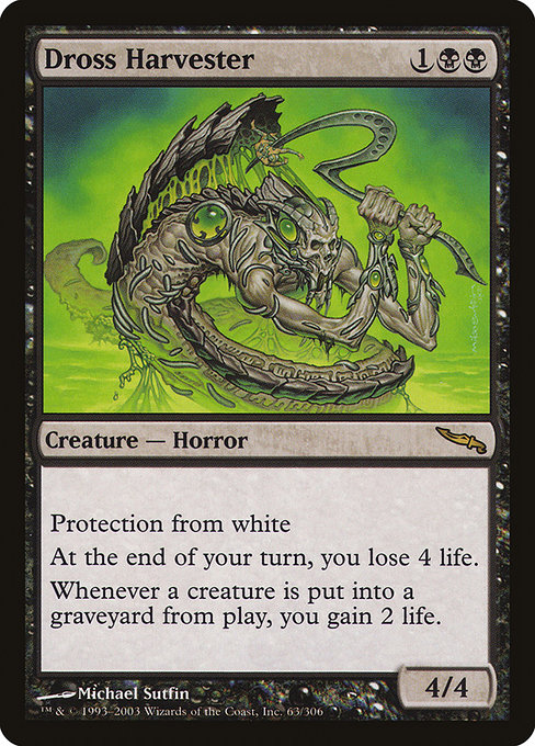 Mirrodin - 63 - Dross Harvester - Rare - B - Non-foil
