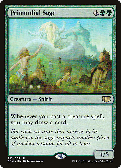 Commander 2014 - 211 - Primordial Sage - Rare - G - Non-foil