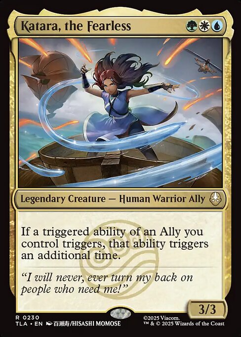 Avatar: The Last Airbender - 230 - Katara, the Fearless - Rare - Multi - Non-foil