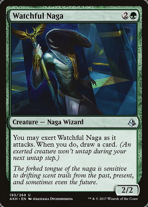 Amonkhet - 193 - Watchful Naga - Uncommon - G - Non-foil