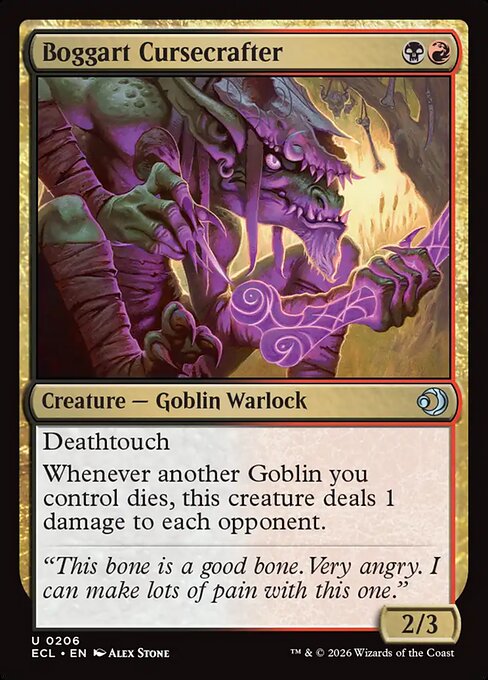 Lorwyn Eclipsed - 206 - Boggart Cursecrafter - Uncommon - BR - Non-foil