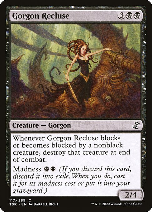Time Spiral Remastered - 117 - Gorgon Recluse - Common - B - Non-foil