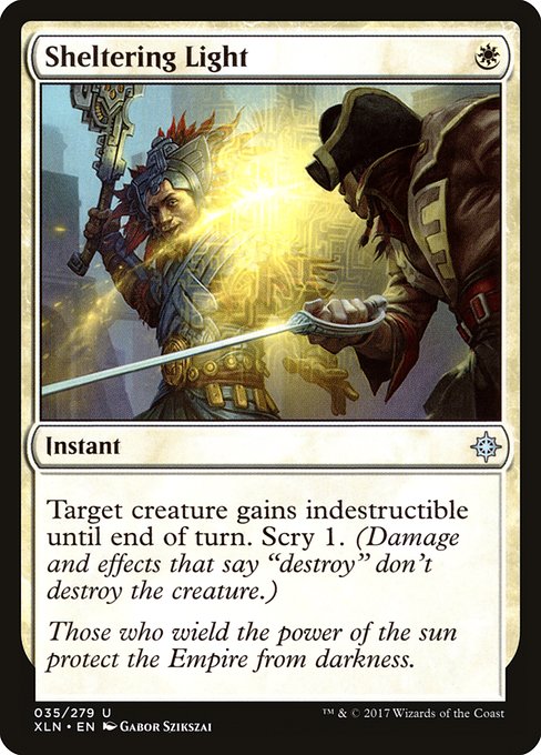 Ixalan - 35 - Sheltering Light - Uncommon - W - Non-foil