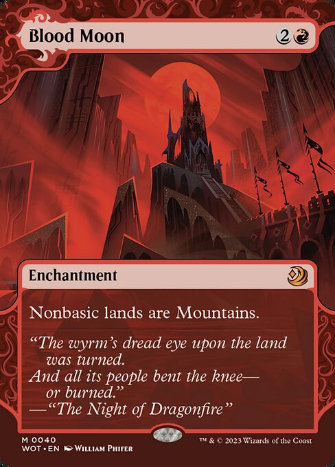 Wilds of Eldraine: Enchanting Tales - 40 - Blood Moon - Mythic - R - Non-foil