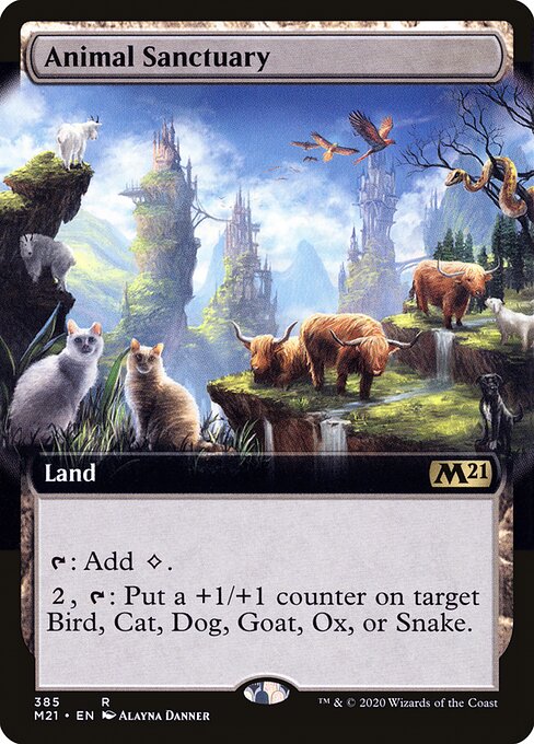 Core Set 2021 - 385 - Animal Sanctuary - Rare - C - Non-foil