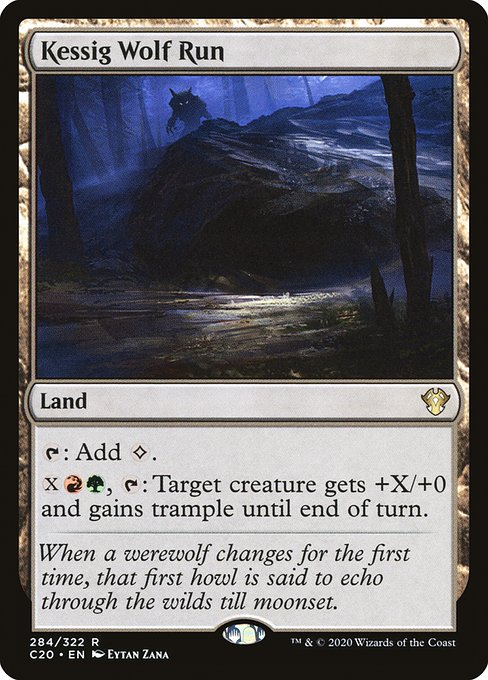 Commander 2020 - 284 - Kessig Wolf Run - Rare - C - Non-foil