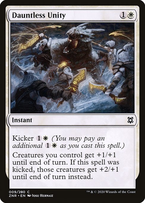 Zendikar Rising - 9 - Dauntless Unity - Common - W - Non-foil