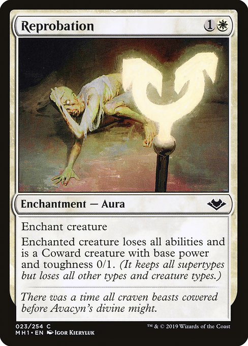 Modern Horizons - 23 - Reprobation - Common - W - Non-foil