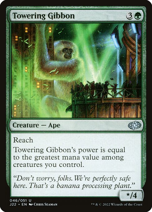 Jumpstart 2022 - 46 - Towering Gibbon - Uncommon - G - Non-foil