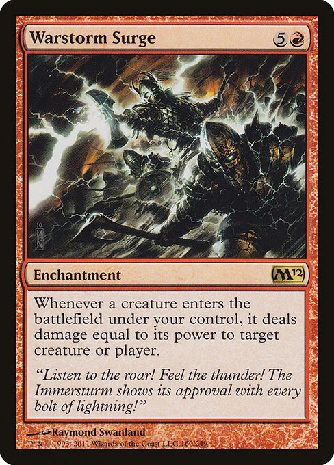 Magic 2012 - 160 - Warstorm Surge - Rare - R - Non-foil