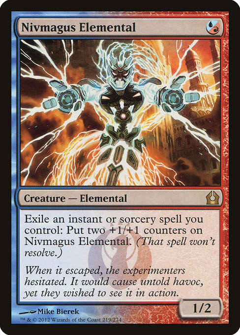 Return to Ravnica - 219 - Nivmagus Elemental - Rare - UR - Non-foil