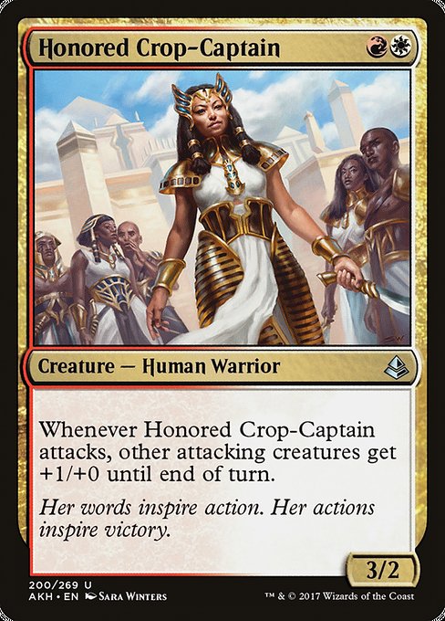 Amonkhet - 200 - Honored Crop-Captain - Uncommon - WR - Non-foil